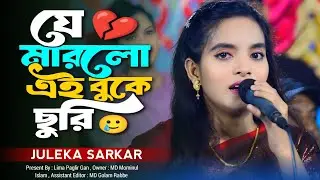 যে মারলো এই বুকে ছুরি তার পিছনে কেন ঘুরি। জুলেখা সরকার কষ্টের গান । Julekha Sarkar। Lima Paglir Gan