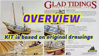 Pinky schooner GLAD TIDINGS 1937 (Model Shipways) - what's in the box