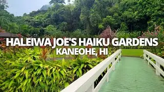 Exploring Haleiwa Joe's Haiku Gardens in Kaneohe, Hawaii USA Walking Tour #haleiwajoes #kaneohe