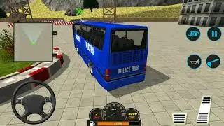 US Police Bus Mountain Driving Simulator - Bus Simulator Android Gameplay