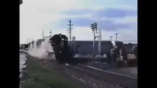 Train Collides With Semi Truck