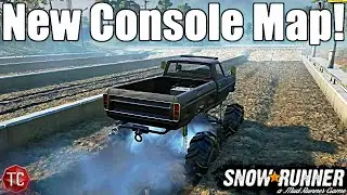 This NEW Testing Map for CONSOLE has a MUD DRAG STRIP!? SnowRunner Mods