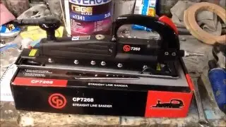 How To Sand How To Use Air Sander Air File Flat Sander Review On