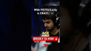Broky&rsquo;s SNEAKY PISTOL ACE! 🤫 #cs2