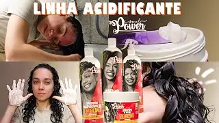 REVIEW: SOUL POWER ACIDIFYING LINE - HAIR ROUTINE FOR CURLY HAIR | Oeslanhiny Nunes