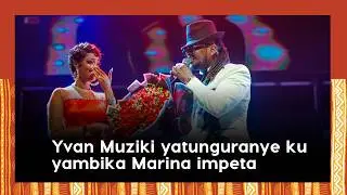 Yvan Muziki yatunguranye ku rubyiniro yambika Marina impeta y'urukundo biyemeza kurushinga