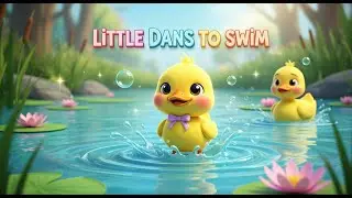 Little Duck Learns to Swim &ndash; Nursery Rhyme, Toddler Water Play, Animal Learning, and Gentle Song