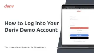 How to log in to your Deriv demo account (non-EU clients)