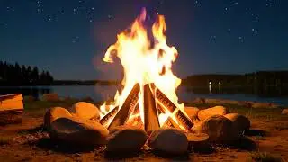Gentle Night Bonfire  Relaxing Ambience | Your Star Sign Moments