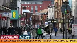 Двое подростков арестованы за нарушение общественного порядка в центре Болтона с участием 60 человек