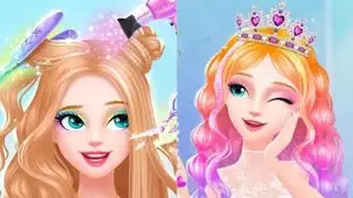 princess 👸dream 💇&zwj;♀️hair salon | makeup game for girls | miracle girl gaming |