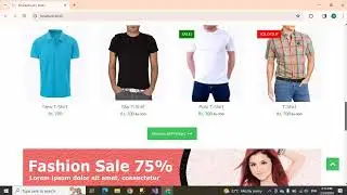 Part-1) E-commerce project for .Net and SQL developer