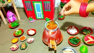 Mini dry fish recipe/miniature cooking/miniature/Mini cooking/kids cooking/village cooking