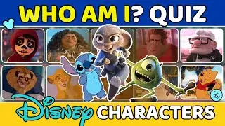 Guess the Disney Character from 3 Clues! | Who Am I? Disney Quiz
