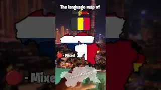 The language map of Belgium. #europe #map #mapping #geography #belgium #lavashmapping
