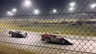 Feature race at outlaw speedway in Muskogee, Oklahoma. 6/1/2023