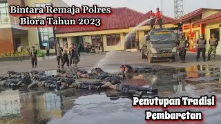 Bikin Trenyuh Tradisi Pembaretan Bintara Polri Ternyata Seperti Ini