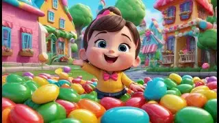 Jelly Bean Rainbow Hunt | Kids Nursery Rhyme and Song