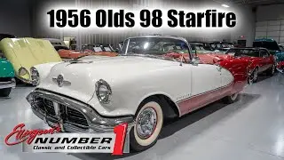 Oldsmobile 98 Starfire Convertible 1956 года в автосалоне Ellingson Motorcars в Роджерсе, штат Миннесота