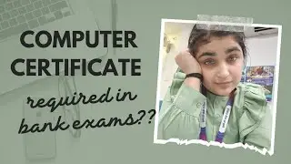 Is Computer Diploma/ Certificate Required for BANK PO/CLERK??|| document verification||