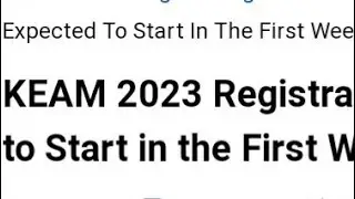KEAM 2023 REGISTRATION DATE RELEASED, HOW TO REGISTER, EXAM, ADMIT CARD RELEASED DATE OUT