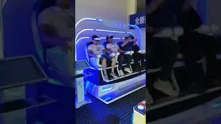 VR amusement equipment, large scale equipment, virtual reality somatosensory double egg chair, integ