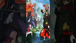 Naruto Team 7 vs Straw Hat Pirates💥 Ultimate Anime Crossover Fight | Luffy vs Naruto, Zoro vs Sasuke
