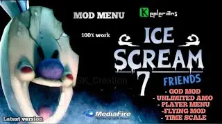 Ice Scream 7 mod menu download mediafire | Mod menu | escape | h@ck | #horror #gameplay #icescream7