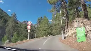 Road ,  from Corte to Restonica , Corsica 2020