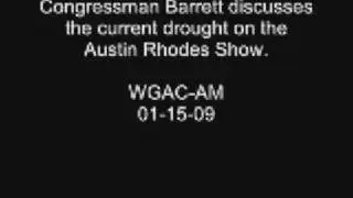 Congressman Barrett discusses the current drought on the Austin Rhodes Show