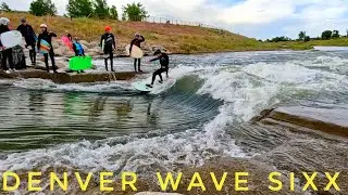 Shredding Denver Colorado's River Surfing Wave Sixx!