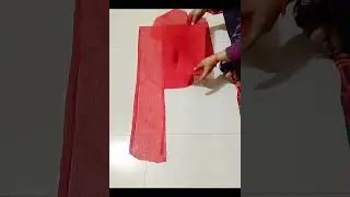 Net ke kapde ki blouse ki cutting # Gunjan Bhardwaj # easy tricks #🙏🙏🫶# Support me 