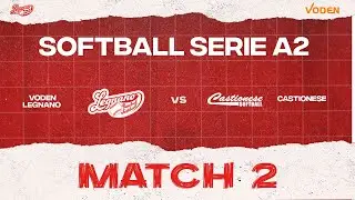 A2 Softball | Voden Medical Legnano vs New Bollate | Gara 2