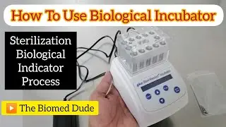 How to use Biological Indicator | Biological indicator incubator | The Biomed Dude #cssd #incubator