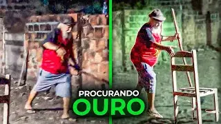 O VOVÔ LUIZ DO SOM FOI PROCURAR OURO NO TERRENO | LUIZ DO SOM
