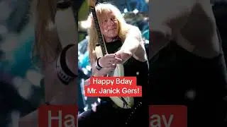 #janickgers #ironmaiden #happybirthday #heavymetal #guitarrist #music #england
