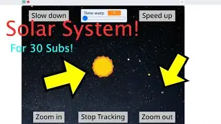 I made an orbit simulator in Scratch! - 30 Sub Special