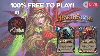 Valerian's Journey #7 - Playing Completely FREE TO PLAY Hearthstone - Thief Rogue