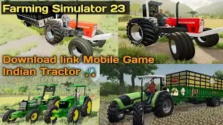 Download link Mobile Game Indian Tractor 🚜 || Farming simulator 23 || #fs23mod  #gaming #farming