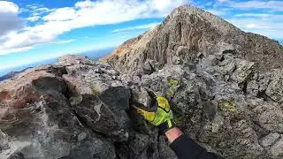 West Babcock peak traverse to Spiller peak, VIA Knife edge.
