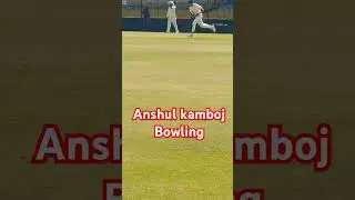 anshul kamboj bowling #short #shorts #ytshorts