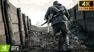 Fog Of War: Guide Black Bess Through Bourlon Woods Stealth | BATTLEFIELD 1| IMMERSIVE Graphics [4K]