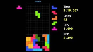 Tetris BT Cannon but with zero normal loops