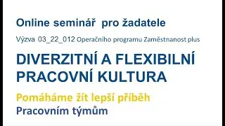 Seminář pro žadatele výzvy D&F OPZ+