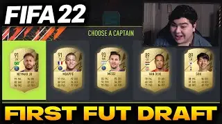 My first FUT DRAFT of FIFA 22 was INSANE!!!
