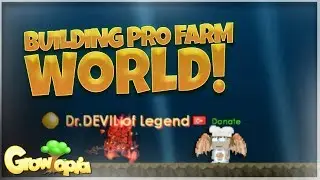 BUILDING MY PRO FARM WORLD (FOR 20WLS!?!) GROWTOPIA