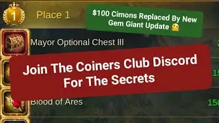 Evony | Есть кредиты? IYKYK &mdash; присоединяйтесь к Coiners Club Discord | Обновление Gem Giant
