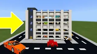 Minecraft Tutorial: How To Make A Modern Multi Storey Car Park 