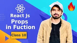 React Js Tutorial in Hindi & Urdu #10 Props with Functional Component  🔥