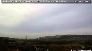 29 January 2013 - WeatherCam Timelapse - FifeWeather.co.uk
